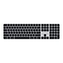Apple Magic Keyboard with Touch ID and Numeric Keypad Wireless, Silver/Black Keys (MMMR3LL/A)~#|#~sp168613520_sc7