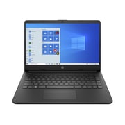 HP Laptop 14-dq0020nr, 14" HD, Intel Celeron N4120, 4 GB DDR4 RAM, 64 GB Emmc, Windows 10 Home in S mode, Jet black, 47X75UA#ABA