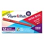 Paper Mate Write Bros. Grip Ballpoint Pen, Stick, Medium 1 mm, Red Ink, Red Barrel, Dozen~#|#~sp168695346_sc7