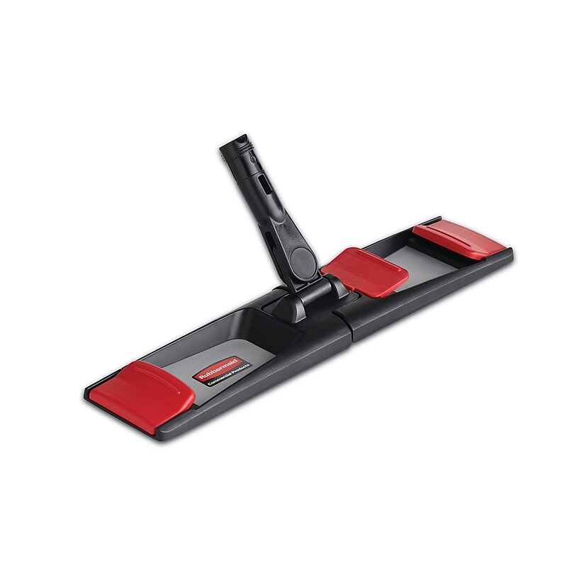 Rubbermaid Commercial Adaptable Flat Mop Frame, 18.25 x 4, Black/Gray/Red image 1