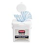 Rubbermaid Commercial HYGEN Disposable Microfiber Charging Bucket, 7.92 x 7.75 x 7.44, White, 4/Carton~#|#~sp168697681_sc7