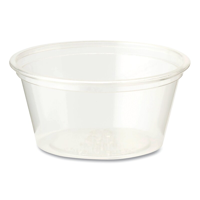 World Centric PLA Clear Cold Cups, Souffle, 2 oz., Clear, 2,000/Carton image 1