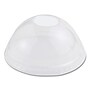 World Centric PLA Clear Cold Cup Lids, Dome Lid, Fits 9 oz to 24 oz Cups, 1,000/Carton~#|#~sp168697808_sc7