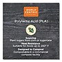 World Centric PLA Clear Cold Cup Lids, Dome Lid, Fits 9 oz to 24 oz Cups, 1,000/Carton~#|#~sp168697809_sc7