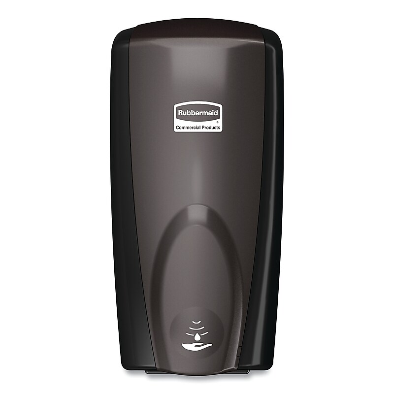 Rubbermaid Commercial AutoFoam Touch-Free Dispenser, 1,100 mL, 5.18 x 5.25 x 10.86, Black/Black Pearl, 10/Carton image 1