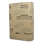 World Centric 100 Percent PCW Recycled Multifold Paper Towels, 1-Ply, Natural, 250/Pack, 16 Packs/Carton (WORTWPAMF)~#|#~sp168698281_sc7