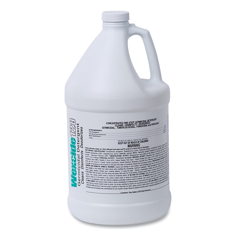 Wexford Labs Wex-Cide Concentrated Disinfecting Cleaner, Nectar Scent, 128 oz. Bottle image 1