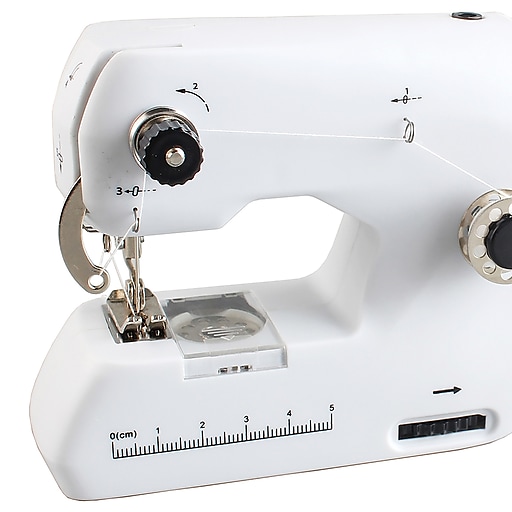 SMARTEK 2 Stitch Mini Sewing Machine with Pedal RX-08 - The Home Depot
