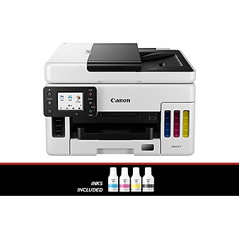 Canon MegaTank MAXIFY GX6021 Wireless Color All-in-One Inkjet Printer (4470C037)