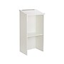 AdirOffice 46" Podium Lectern with Cover, Silver Grain (661-01-SIL-PKG)~#|#~sp168851520_sc7