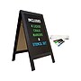 Excello Global Products Chalkboard, Black Wood, 40" x 22" (EGP-CKB-0003)~#|#~sp168851638_sc7