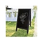 Excello Global Products Chalkboard, Black Wood, 40" x 22" (EGP-CKB-0003)~#|#~sp168851651_sc7