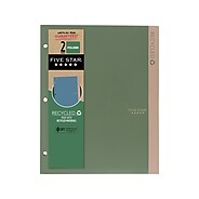 Five Star 100% Recycled 3-Hole Punched 2-Pocket Paper Folder
