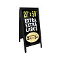 Excello Global Products Chalkboard, Black Wood, 59" x 27" (EGP-HD-0240A-OS)~#|#~sp168942463_sc7