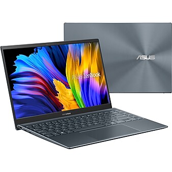 Asus ZenBook 14 UM425QA-EH51 14" Notebook, AMD Ryzen 5 5600H, 8GB Memory, 512GB SSD, Windows 11 Home