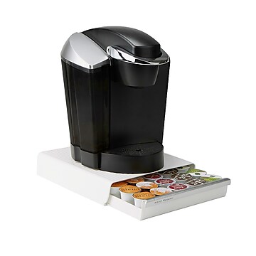 Mind Reader 'Coupe' 30 Capacity Coffee Pod Drawer, White (TRY30-WHT)