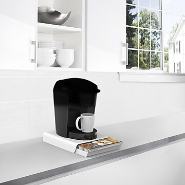 Mind Reader 'Coupe' 30 Capacity Coffee Pod Drawer, White (TRY30-WHT)