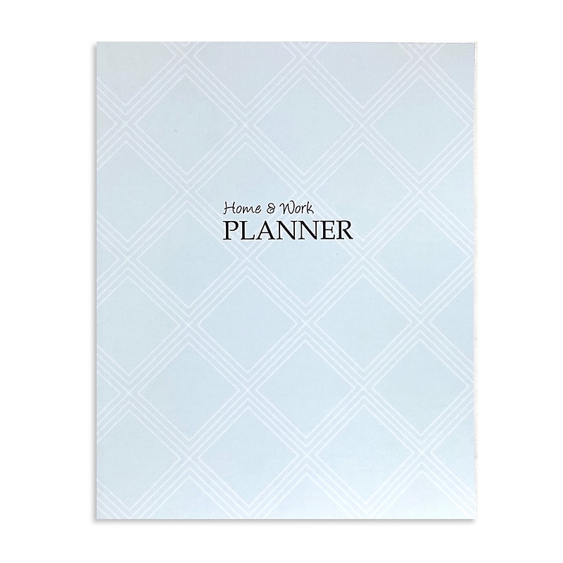 Undated Kahootie Co. 8" x 10" Planner, It's That Kinda Day, Teal Diamonds (ITKHWTD-H) image 1