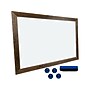 Excello Global Products Magnetic Dry-Erase Whiteboard, Rustic Wood Frame, 3' x 2' (EGP-HD-0077)~#|#~sp169025040_sc7