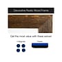 Excello Global Products Magnetic Dry-Erase Whiteboard, Rustic Wood Frame, 3' x 2' (EGP-HD-0077)~#|#~sp169025041_sc7