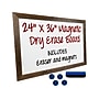 Excello Global Products Magnetic Dry-Erase Whiteboard, Rustic Wood Frame, 3' x 2' (EGP-HD-0077)~#|#~sp169025045_sc7