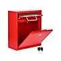AdirOffice Steel Indoor/Outdoor Interoffice Mailbox, Medium, Red (631-05-RED-PKG)~#|#~sp169025155_sc7