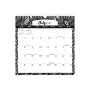 2022-2023 BrownTrout Ebony and Ivory 12" x 12" Monthly Wall Calendar, White/Black (9781975456108)