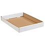 15" x 12" x 1.75" Corrugated Trays, 32 ECT, White, 50/Bundle (15122CTW)~#|#~sp169101398_sc7