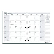 2022-2023 House of Doolittle 8 1/2" x 11" Academic Monthly Planner, July-August, Bright Blue (26308-23)