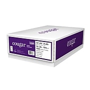 Domtar Cougar® 12" x 18" 70 lbs. Smooth Laser Paper, White, 1100/Case