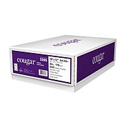 Cougar 65 lb. Cover Paper, 12" x 18", White, 650 Sheets/Case (3395)