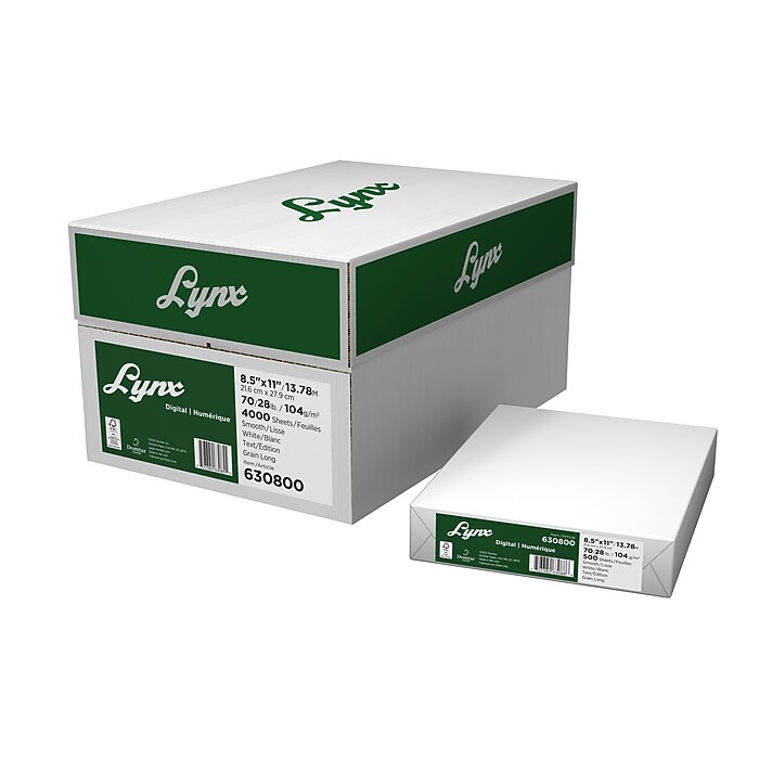 Lynx Opaque 80 lb. Cover Paper, 8.5