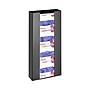 AdirMed Quad Box Vertical Glove Dispenser, Acrylic, Black, 2/Pack (902-04-BLK-2PK)~#|#~sp169103702_sc7