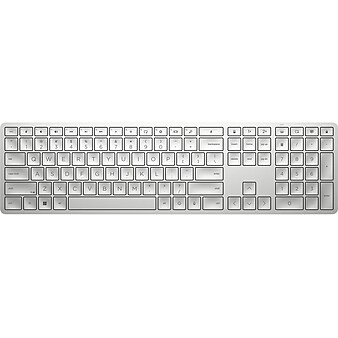 HP 970 Wireless Programmable Keyboard, Natural Silver (3Z729AA#ABA)
