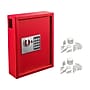 AdirOffice 40-Key Digital Lock Key Cabinet with Key Tags, Red (680-40-RED-689-PKG)~#|#~sp169189114_sc7