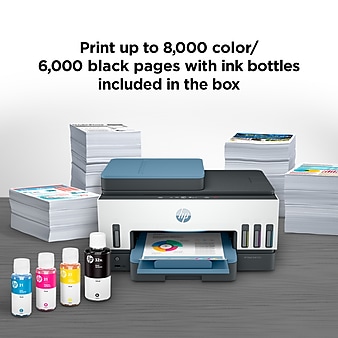 HP Smart Tank 7602 Wireless All-in-One Cartridge-Free Ink Tank Printer, up to 2 Years of Ink Included (28B98A)