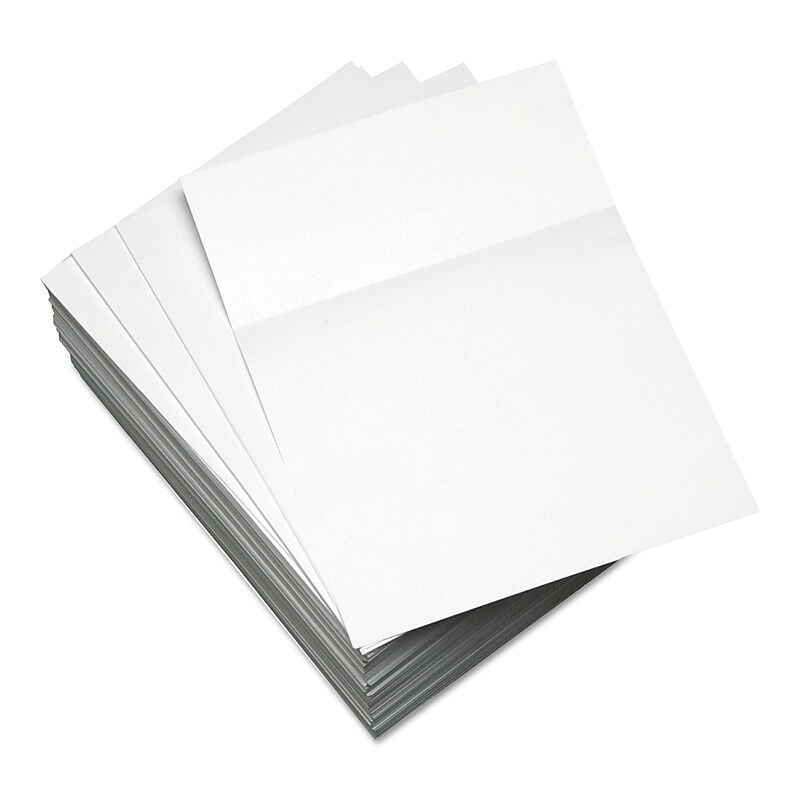 Lettermark Custom Cut-Sheet Copy Paper, 92 Bright, Micro-Perforated 3.5" from Bottom, 20lb, 8.5 x 11, White, 500/Ream image 1