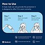 ASTM Level 3 3-ply Disposable Mask, Blue, 50/Box, 10 Boxes/Carton (PG4-1263CT/1273)~#|#~sp169607110_sc7