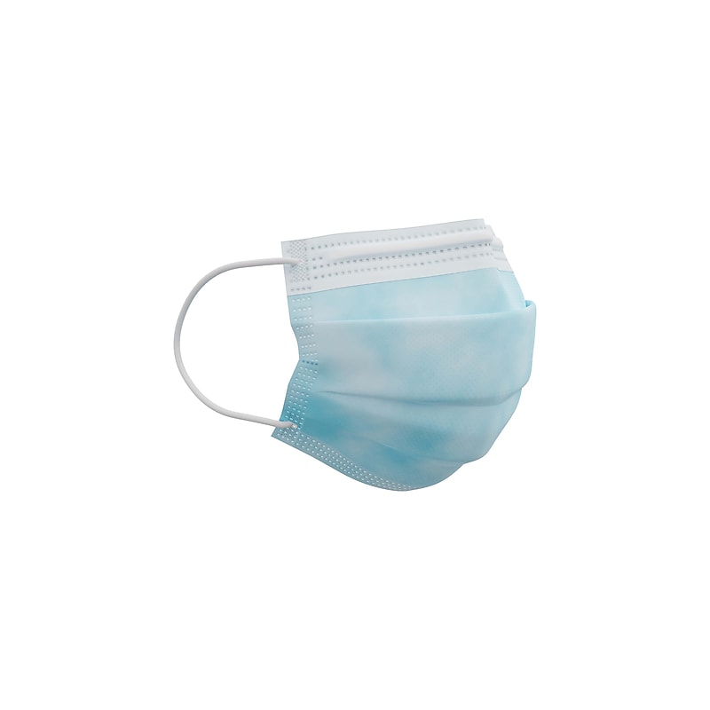ASTM Level 3 3-ply Disposable Mask, Blue, 50/Box (PG4-1263/1273) image 1