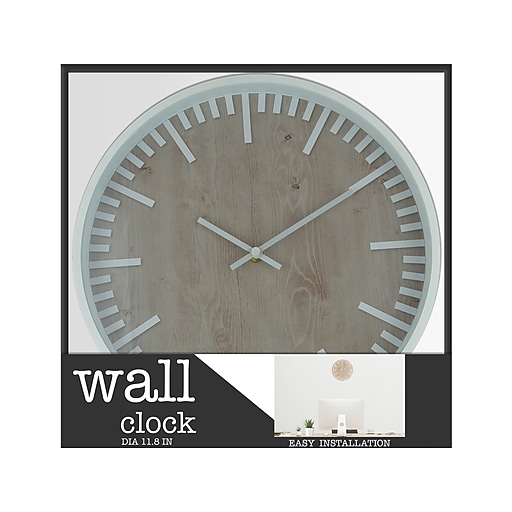 Staples Enchanté Plastic Wall Clock