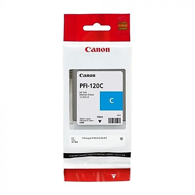 Canon PFI-120C Cyan Standard Yield Ink Cartridge (2886C001) Sansujyuku sansujyuku.com