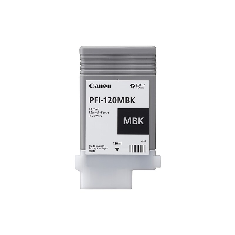 Canon 120MBK Matte Black Standard Yield Ink Cartridge (2884C001) image 1
