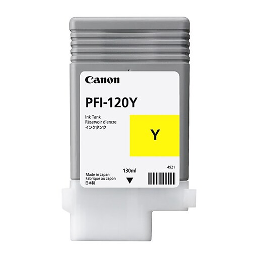 Canon 120Y Pigment Yellow Standard Yield Ink Cartridge (2888C001AA