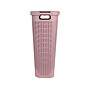 Mind Reader 10.57-Gallon Laundry Hamper with Lid, Plastic, Pink (40HAMP-PNK)~#|#~sp169701810_sc7