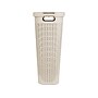 Mind Reader 10.57-Gallon Laundry Hamper with Lid, Plastic, Ivory (40HAMP-IVO)~#|#~sp169701837_sc7