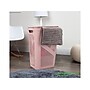 Mind Reader 15.85-Gallon Slim Laundry Hamper with Lid, Plastic, Pink (HBIN60-PNK)~#|#~sp169701860_sc7