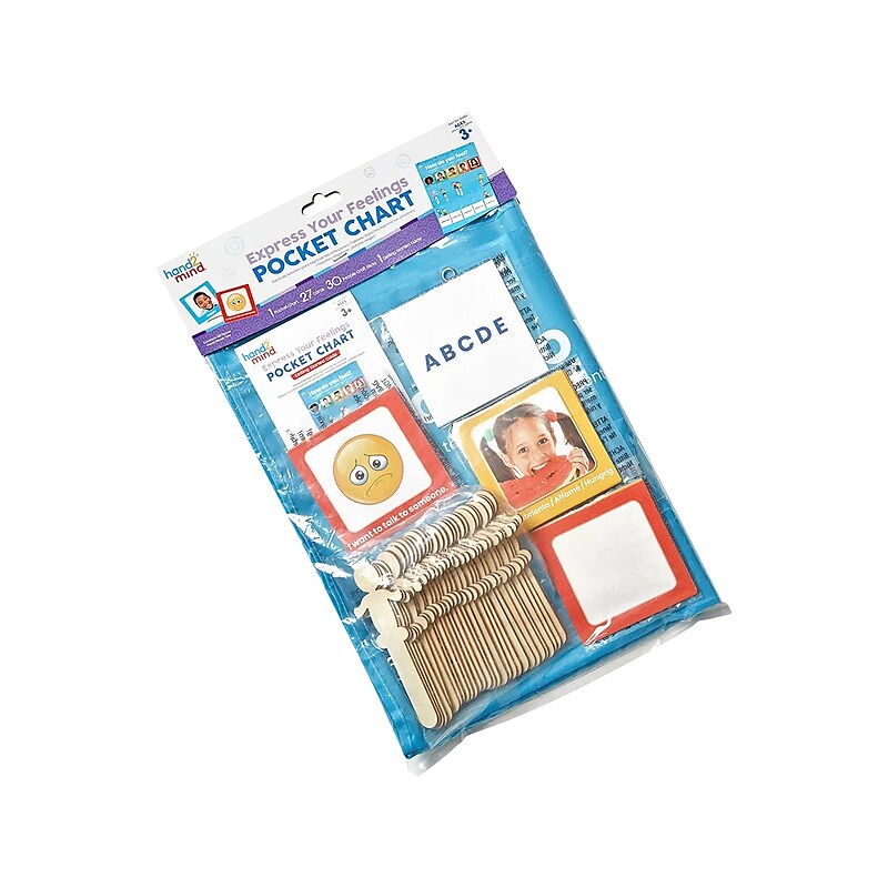 hand2mind Express Your Feelings Pocket Chart (93385) image 1