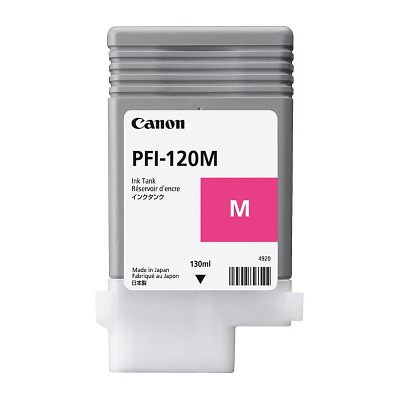 Canon 120M Magenta Standard Yield Ink Cartridge (2887C001AA) image 1