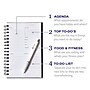 Kahootie Co. Daily Planner For Your Busy Days  5.5"x8.5", Teal Diamonds (ITKDTD)~#|#~sp169703010_sc7