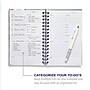 Kahootie Co. Daily Planner For Your Busy Days  5.5"x8.5", Teal Diamonds (ITKDTD)~#|#~sp169703181_sc7